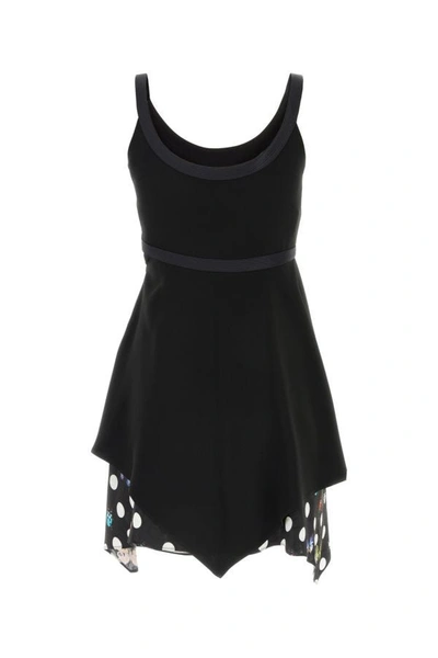 Versace X Dua Lipa Butterflies Minidress In Black