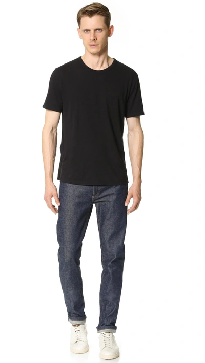 Shop Apc A. P.c. Petite New Standard Raw Indigo Jeans Indigo