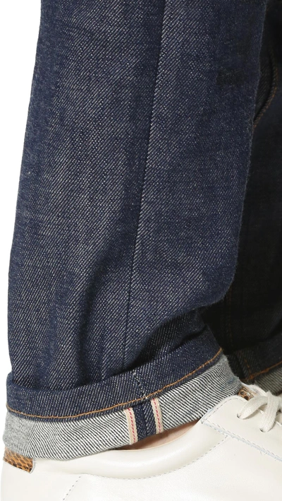 Shop Apc A. P.c. Petite New Standard Raw Indigo Jeans Indigo