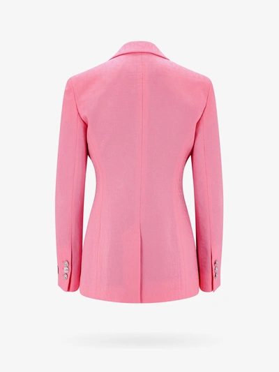 Shop Versace Woman Blazer Woman Pink Blazers E Vests