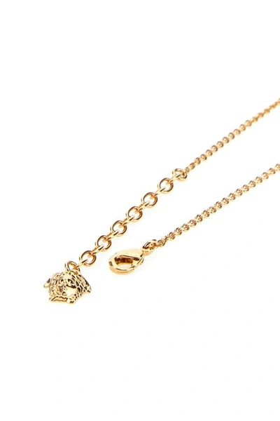 Shop Versace Woman Gold Metal Medusa Biggie Necklace