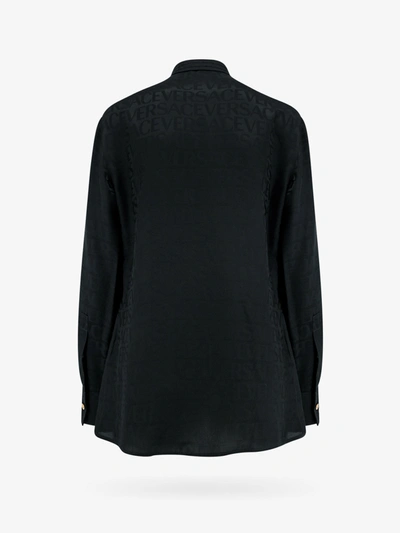 Shop Versace Woman Shirt Woman Black Shirts