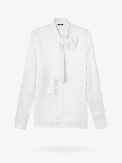 Shop Versace Woman Shirt Woman White Shirts