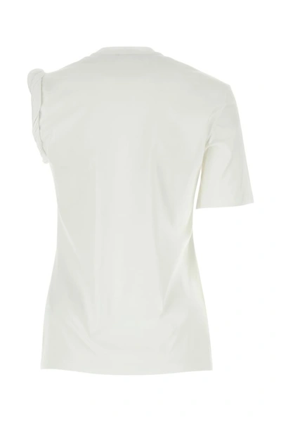 Shop Versace Woman White Cotton T-shirt