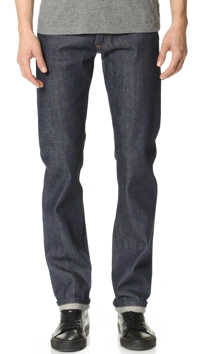 Shop Apc New Standard Indigo Jeans