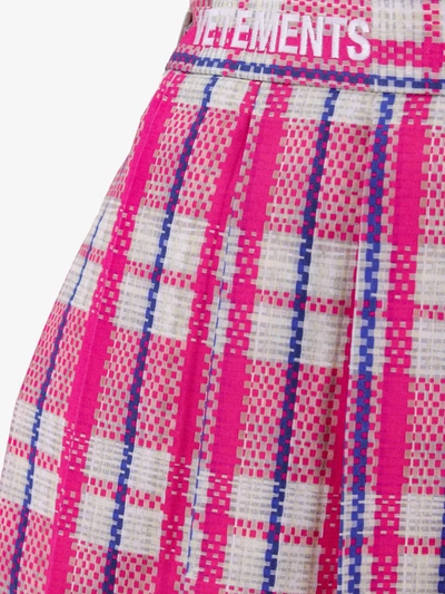 Shop Vetements Woman Skirt Woman Pink Skirts