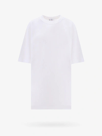 Shop Vetements Woman T-shirt Woman White T-shirts