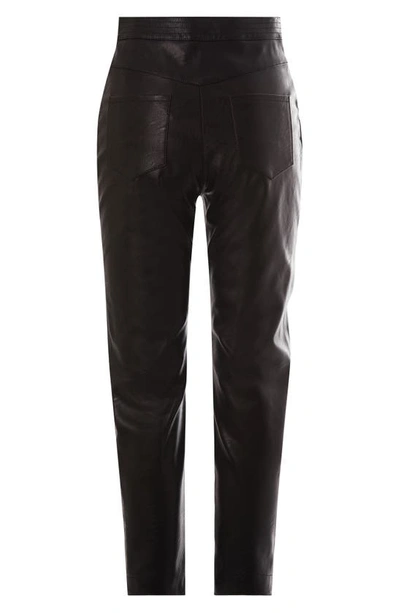 Shop Stella Mccartney Kayli Faux Leather Pants In Black