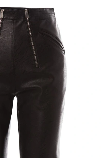 Shop Stella Mccartney Kayli Faux Leather Pants In Black
