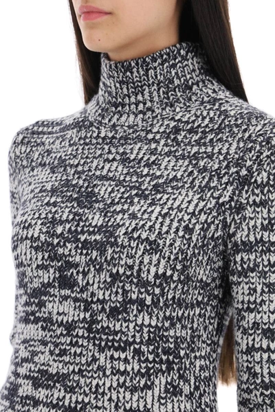Shop Tom Ford Melange-effect Turtleneck Sweater In Multicolor