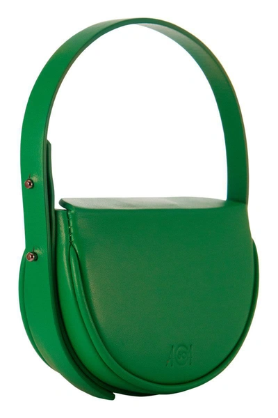 Shop A504 Half Moon Xxs - Mini Hand Bag In Green