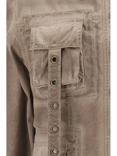 Blumarine Cotton Jeans In N0811 Coffee Liqueur