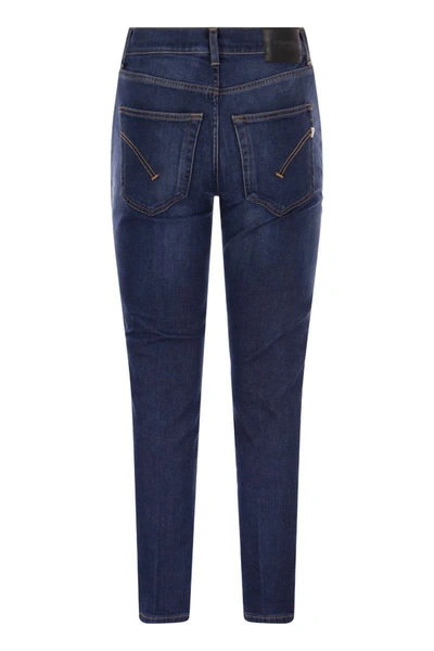 Shop Dondup Daila - Organic Stretch Denim Jeans In Dark Denim