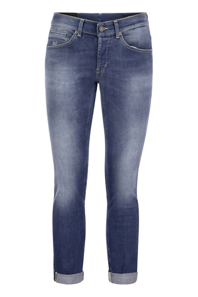 Shop Dondup George - Five Pocket Jeans In Medium Denim