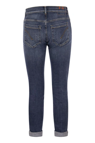 Shop Dondup George - Five Pocket Jeans In Medium Denim