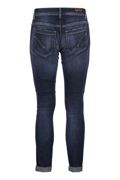 Shop Dondup George - Five Pocket Jeans In Dark Denim