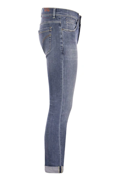 Shop Dondup George - Five Pocket Jeans In Light Denim
