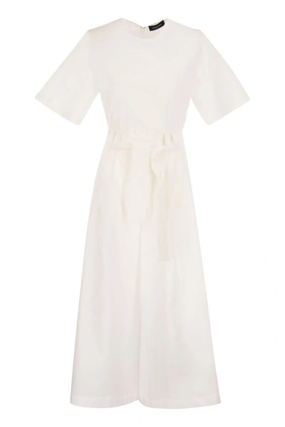 Shop Fabiana Filippi Silk Crepe Suit In White