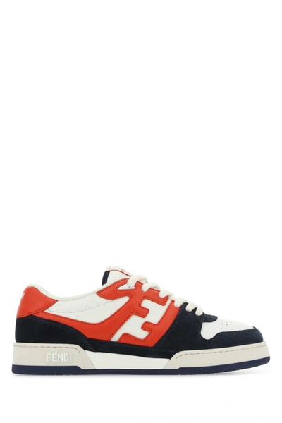 Shop Fendi Sneakers In Multicoloured