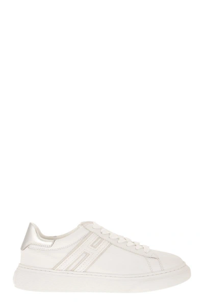 Shop Hogan Sneakers H365 In Silver/white