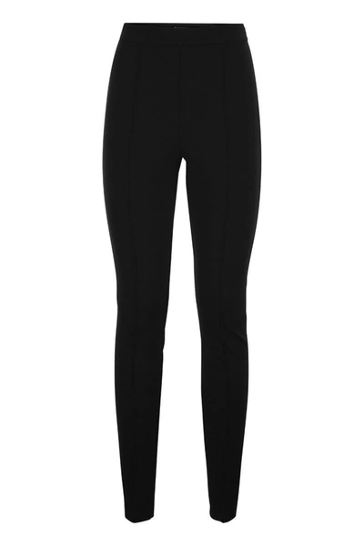 Shop Max Mara Torino - Stretch Nylon Trousers In Black