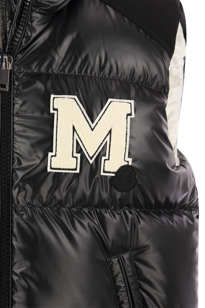 Shop Moncler Oder - Padded Vest In Black