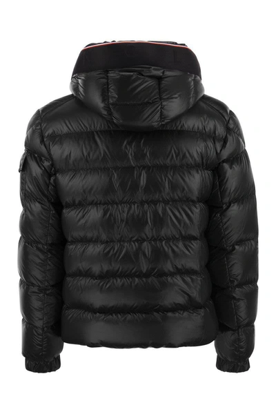 Shop Moncler Pavin - Short Down Jacket In Black