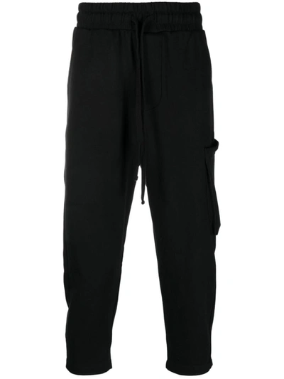 Shop Thom Krom Cotton Trousers In Black