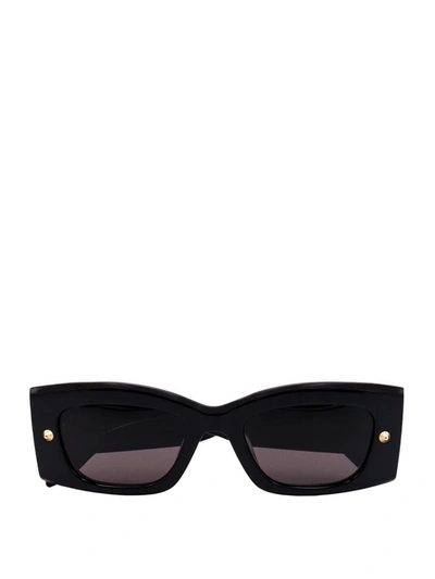 Shop Alexander Mcqueen Sunglasses In Black