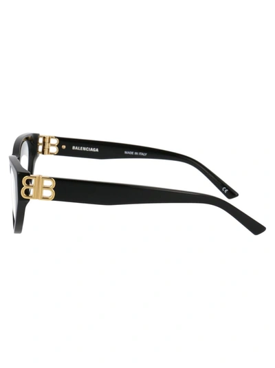 Shop Balenciaga Optical In 001 Black Black Transparent