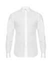 Valentino Double-cuff Cotton-poplin Shirt In White