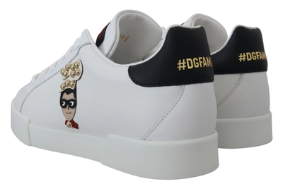 Shop Dolce & Gabbana Logo Patch Embellished Sneakers Women's Shoes In White