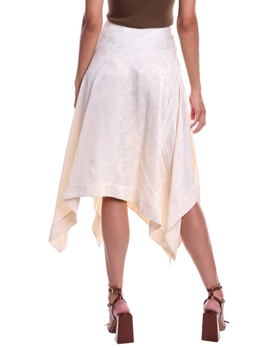 Shop Jason Wu Jacquard Skirt In White