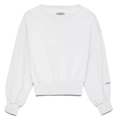 Shop Hinnominate White Cotton Women's Sweater
