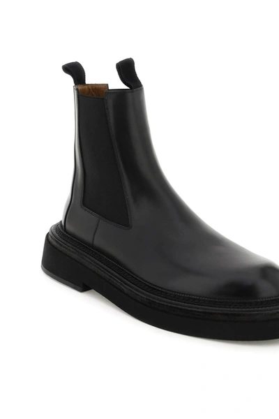 Shop Marsèll 'pollicione' Leather Beatles Boots