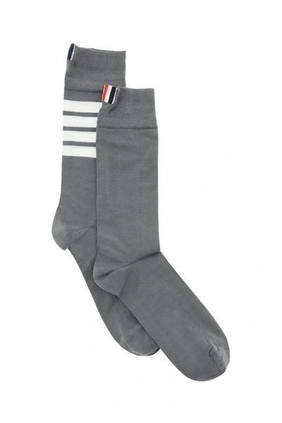 Shop Thom Browne Cotton Blend Socks