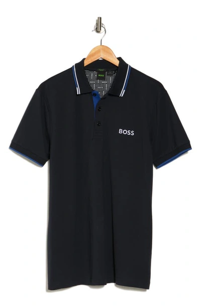 Hugo Boss Paddy Pro Polo In Dark Blue | ModeSens