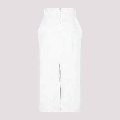 Shop Maison Margiela Skirt In White
