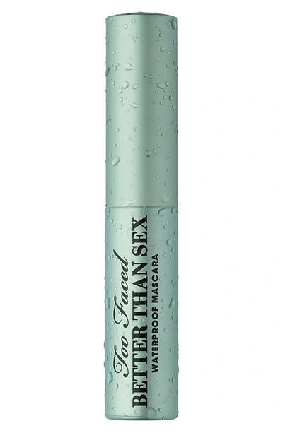 Shop Too Faced Better Than Sex Waterproof Mascara, 0.27 oz In Black