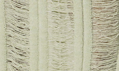 Edikted Women's Ophelia Distressed Knit Maxi Skirt In Olive