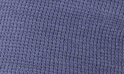 Edikted Lizzy Foldover Waffle Knit Shorts In Navy