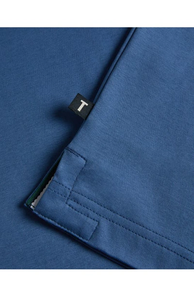 Shop Ted Baker Zeiter Cotton Polo In Dark Blue