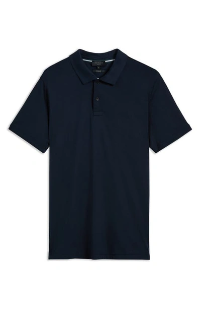 Shop Ted Baker Zeiter Cotton Polo In Navy