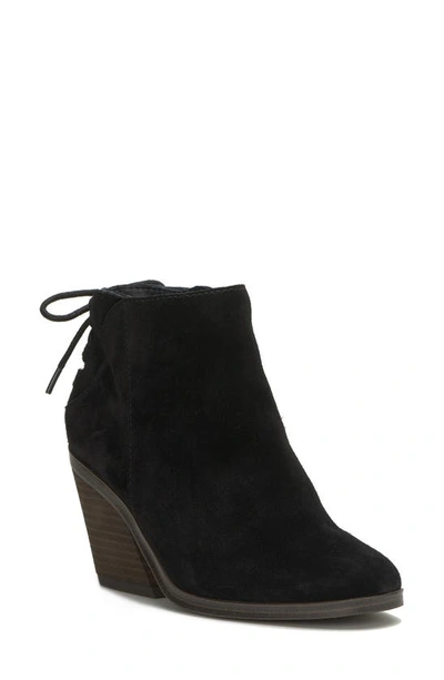 Shop Lucky Brand Mikasi Wedge Bootie In Black