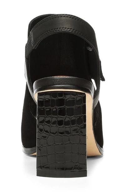 Shop Donald Pliner Irwin Buckle Cutout Sandal In Black