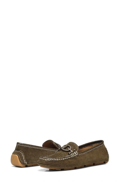 Shop Donald Pliner Giovanna Bit Driving Loafer In Military Green