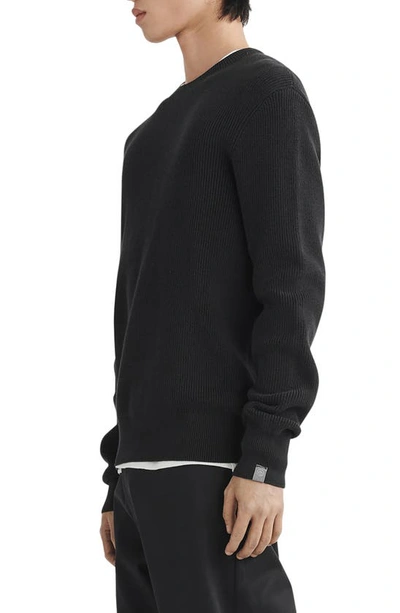 Shop Rag & Bone Dexter Rib Sweater In Black