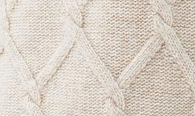 Shop Barbour Perch Wool Blend Turtleneck Sweater In Oatmeal