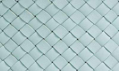 Bottega Veneta Cabat Intrecciato Leather Top Handle Bag In 3902 Teal Washed-gold