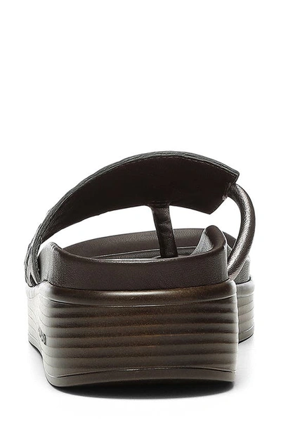 Donald Pliner Fifi Platform Flip Flop In Pewter